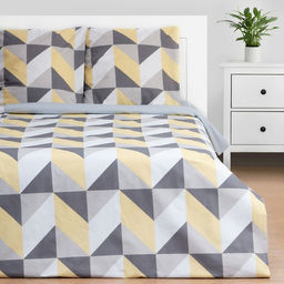 Постельное бельё Этель дуэт Gold illusion 143*215 см - 2 шт, 220*240 см, 70*70 см -2 шт  фото 8
