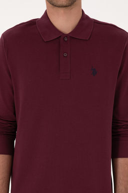 Erkek Bordo Basic Sweatshirt Sepette S_rpriz _ndirim - U.s. polo assn фото 6