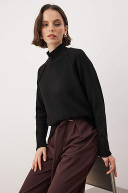 Haki Yumusak Dokulu Genis Kal?p Triko Kazak TWOAW26KZ00191 - Trendyolmilla фото 18