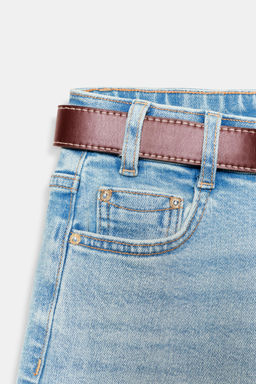 Z.10 HIGH-WAIST BELTED CULOTTES JEANS - Zara фото 22