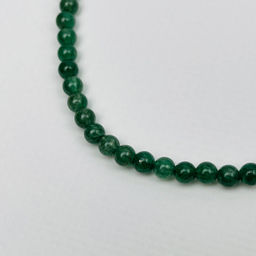 Бусы-Чокер из зеленого Авантюрина со вставкой Сердце - Радуга самоцветов фото 3