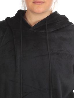 7004-7 BLACK Худи женское на флисе