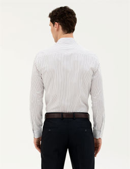Lacivert Slim Fit Uzun Kollu G_mlek - Pierre cardin фото 5