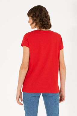 Женская красная футболка Basic - U.s. polo assn фото 18
