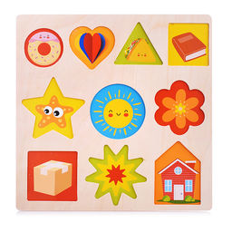 Пазл-вкладыш "Геометрические формы"