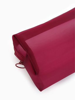 Косметичка дор Сетка 18*7,5*10, отд на молнии, бордовый