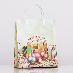 Цена за 10 шт. Пакет Праздничный набор, мягкий пластик, 26х23 см 110 мкм - Simaland фото 2