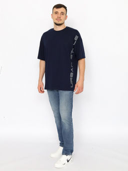 CRB wear/CWSM 60311-41 Футболка мужская,темно-синий/Ex.Cherubino  фото 3