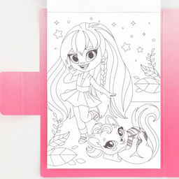 Подарочный набор, в открытке: отрывной блок с заданиями и карандаши «Мечта принцессы»