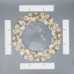 Цена за 5 шт. Коробка кондитерская, упаковка, For you with love, 27×27×5 см