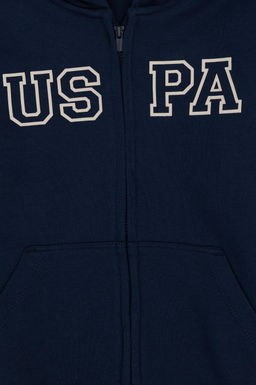 Темно-синий вязаный кардиган для мальчика Неожиданная скидка в корзине - U.s. polo assn фото 3