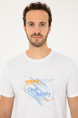 Мужская белая футболка - U.s. polo assn фото 2