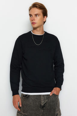 TRENDYOL MAN Haki Regular/Normal Kesim Yaz? Kabartma Bask?l? Sweatshirt TMNAW22SW1295 - Trendyolmilla фото 3