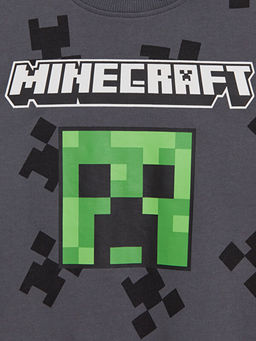 Minecraft Bask?l? Erkek ?ocuk Sweatshirt