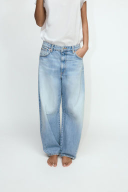 TRF BAGGY BALLOON MID-WAIST JEANS - Zara фото 8