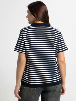 Блуза Лила (синяя) Б15459-20М