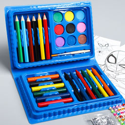 Набор для творчества, 35 предметов, Человек-паук - Marvel фото 2