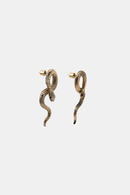 SNAKE EARRINGS - Zara фото 3