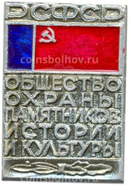 Значок Общество охраны памятников истории и культуры РСФСР