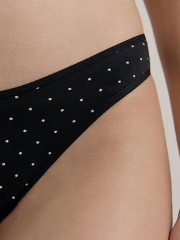 CONTE PRINT DOTS LBR 2543 Трусы женские black-cameo - Conte elegant фото 3