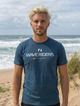 Футболка мужская арт. 02285/Waves - F5 фото 2