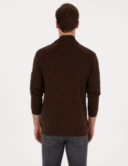 Koyu Kahverengi Regular Fit Sweatshirt - Cacharel фото 5
