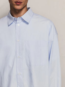 Рубашка oversize из 100% хлопка / Zarina  фото 7