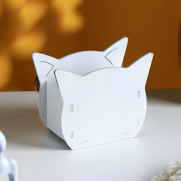 Кашпо деревянное Кошечка в очках 12х15х7,6 см МИКС - Simaland фото 4