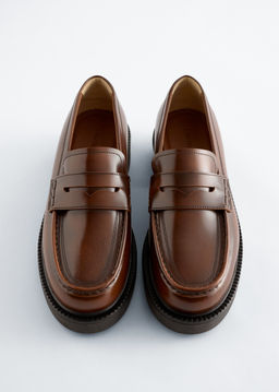 Chunky Leather Loafers - H&m фото 2