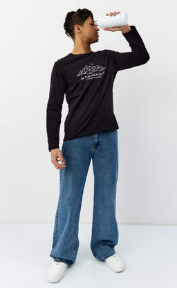 Лонгслив F521-1001-896 black - Fine joyce фото 4