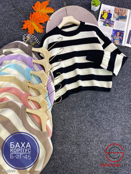 Свитер женский в полоску - Bruno фото 8