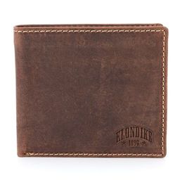 Бумажник Klondike Yukon, коричневый, 11х2х9,5 см
