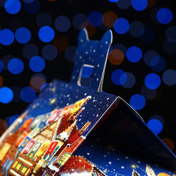 Цена за 5 шт. Подарочная коробка Домик Праздничное настроение, 16 х 14 х 15,5 см - Simaland фото 6