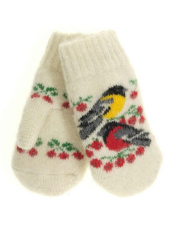 Варежки детские "Снегирь и синица" 0504-2