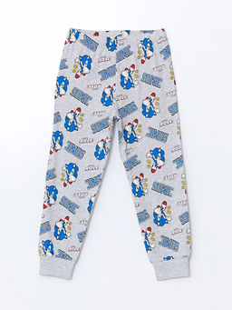 Sonic Bask?l? Erkek ?ocuk Pijama Alt