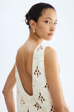 Top efecto crochet con espalda en U - H&m фото 5