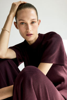 Camiseta en punto fino - H&m фото 4