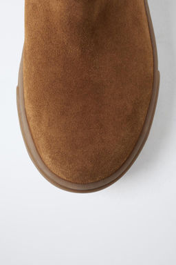 LEATHER CHELSEA BOOTS - Zara фото 7