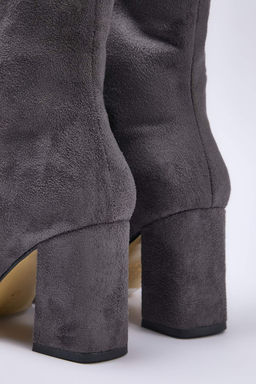 Siyah 2 Farkl? Kullan?ml? Hem Cizme Hem Bot Kad?n Blok Topuk Cizme TAKAW26CZ00027 - Trendyolmilla фото 23