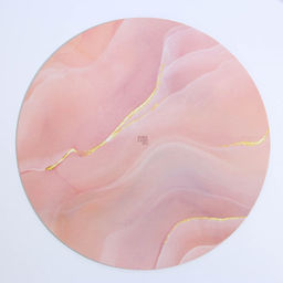 Цена за 5 шт. Подложка под торт усиленная, кондитерская упаковка, «Мрамор», 26 см, 2.5 мм