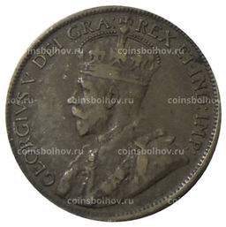 Монета 1 цент 1916 года Канада