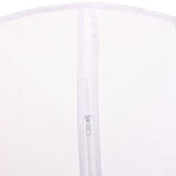 Цена за 3 шт. Чехол для одежды "ИДЕЯДОМА", цвет белый / прозрачный, 60*100см (пакет)