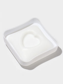 Форма для выпечки и муссовых десертов KONFINETTA Любовь в квадрате, силикон, 11.4?12?4.4 см, белая