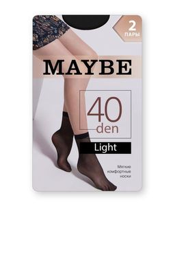 Женские капроновые носки 40 ден 2 пары Maybe