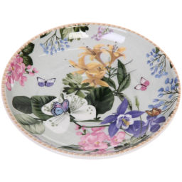 Чайный набор 4 предмета "Цветочная фантазия" (2 кружи 130мл+2 блюдца)