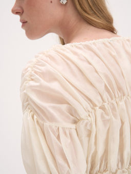 Блуза плиссированная "Жемчуг" женская