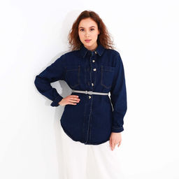 Ремень женский, ширина 1.3 см, винт, пряжка металл, цвет серый - Simaland фото 3