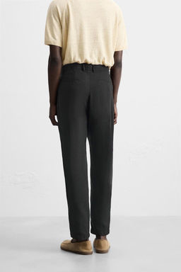 LINEN BLEND TROUSERS - Zara фото 21