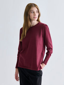 V Yaka Kad?n Triko Kazak