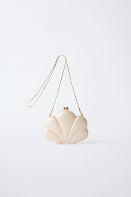 BOLSO FLOR / Blanco Crudo